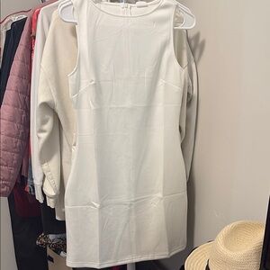 White Sleeveless Dress